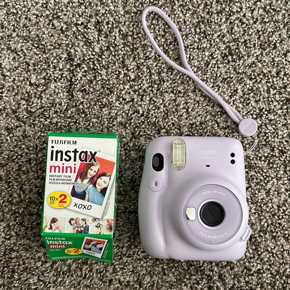 Instax Mini11 Instant Film Camera - Light Purple/Lavender - includes film